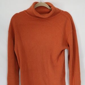 Orange Turtleneck